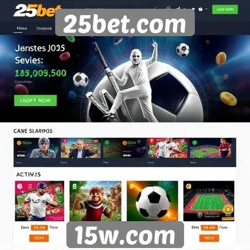 Aposte em diversos jogos no 25bet.com