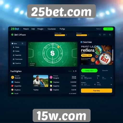 Experiência do usuário no site 25bet.com